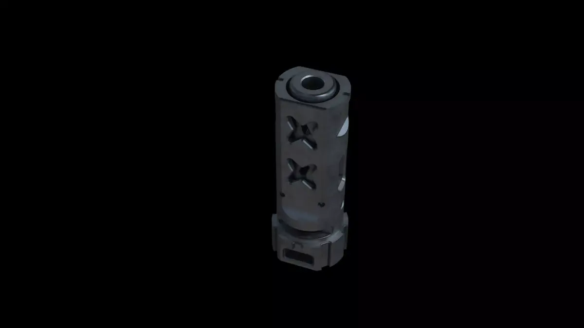 muzzle brake vgr 3D model