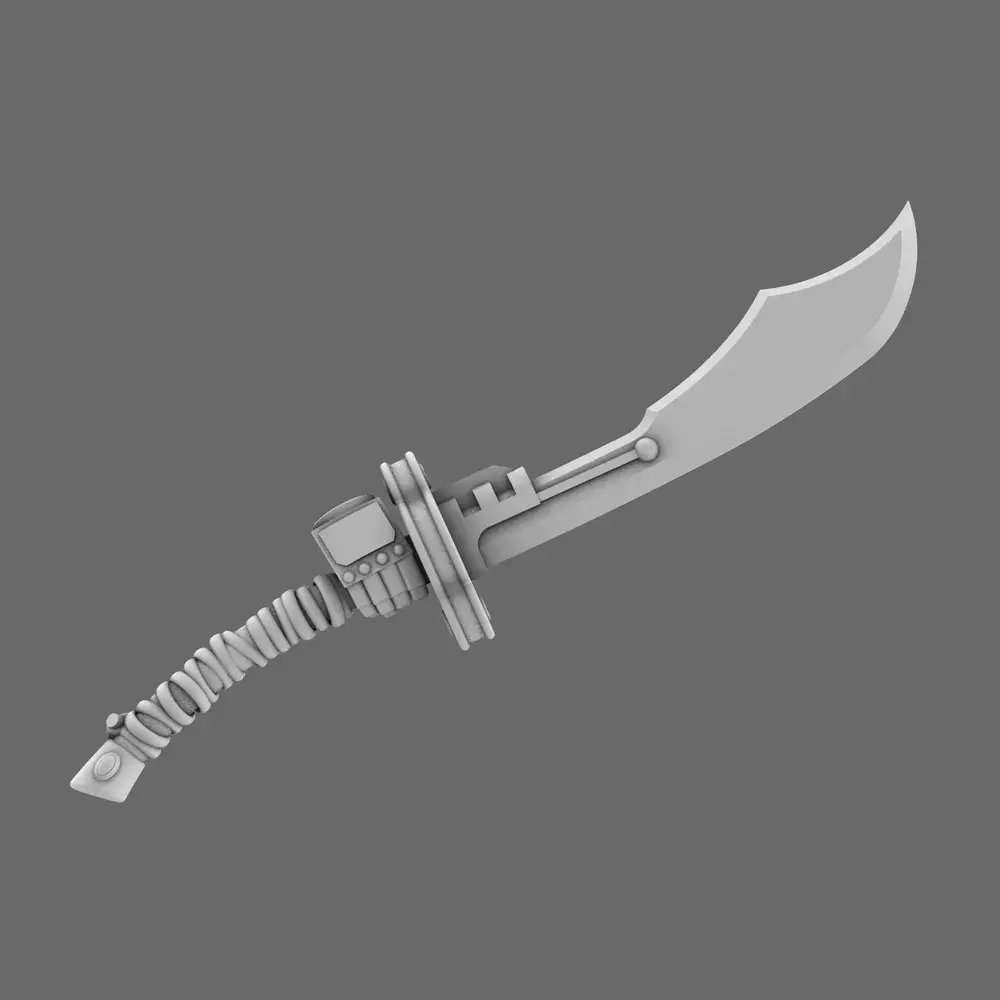 Space Mongols Guan Dao Energy Sword RIGHT 3D print model