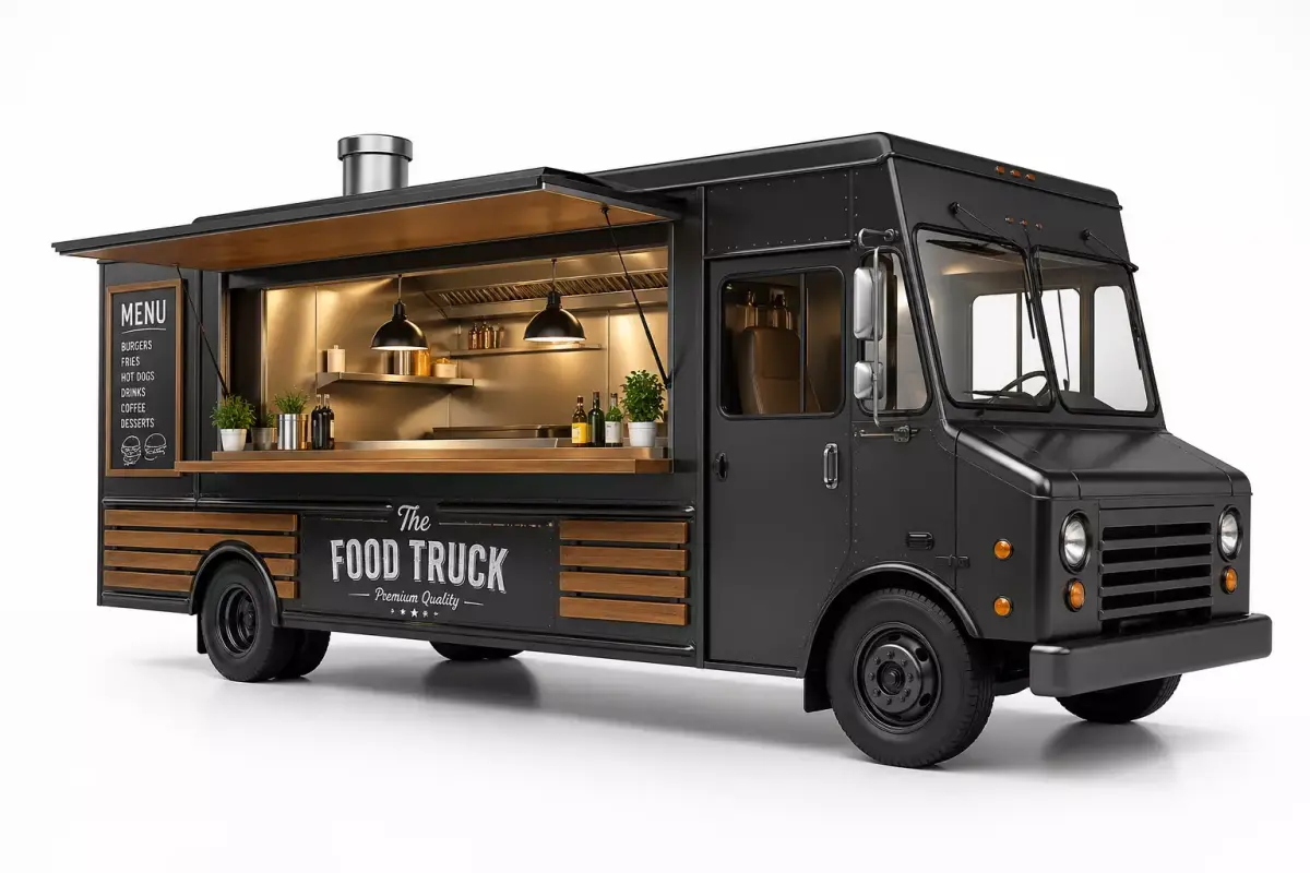 Food Truck 3D model 7