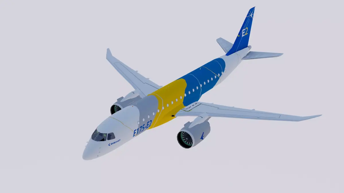 Embraer E175 E-2 Color House 3D model