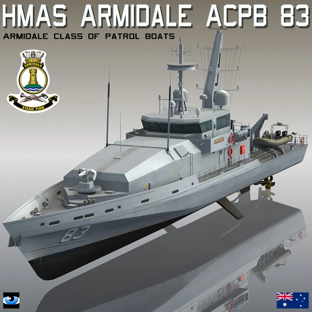 HMAS Armidale ACPB 83 3D model