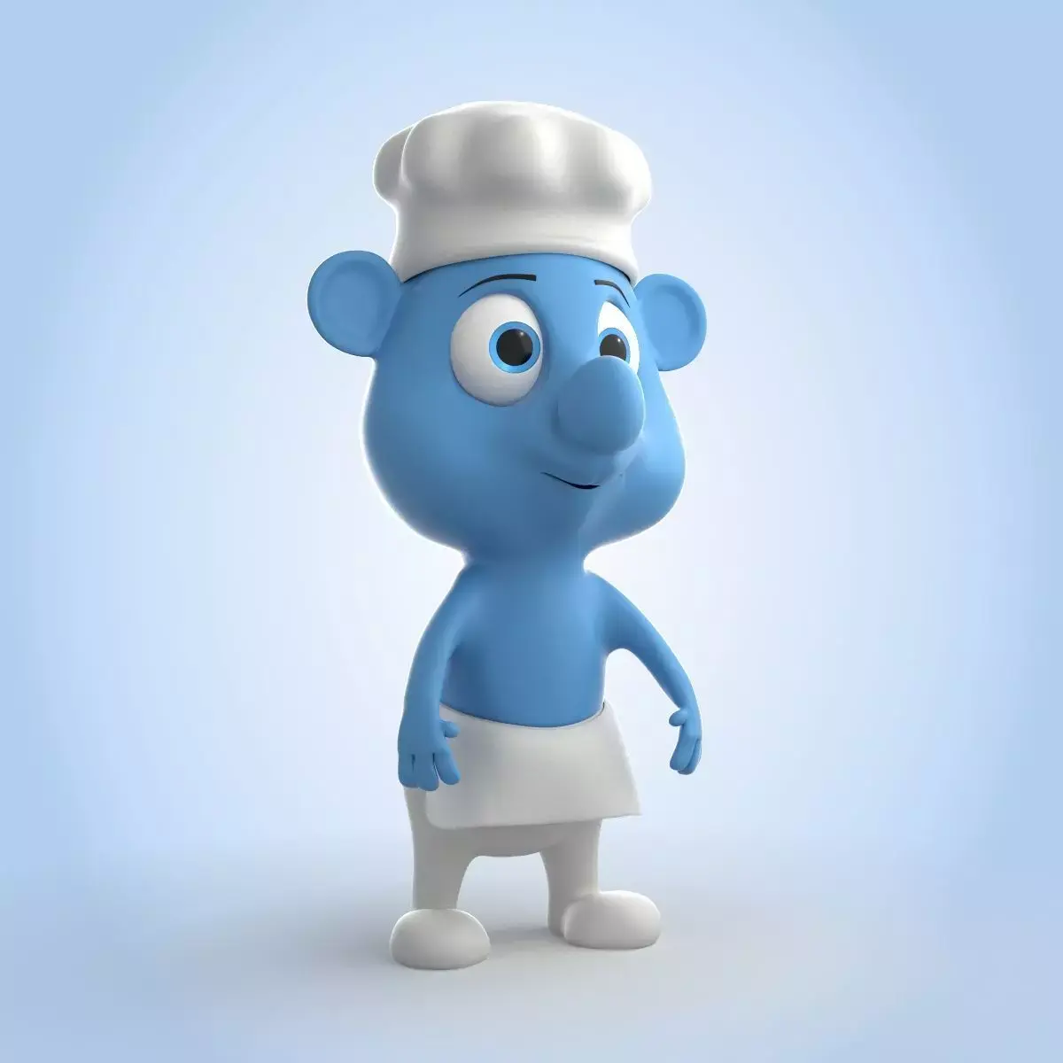 Chef Smurf 3D model