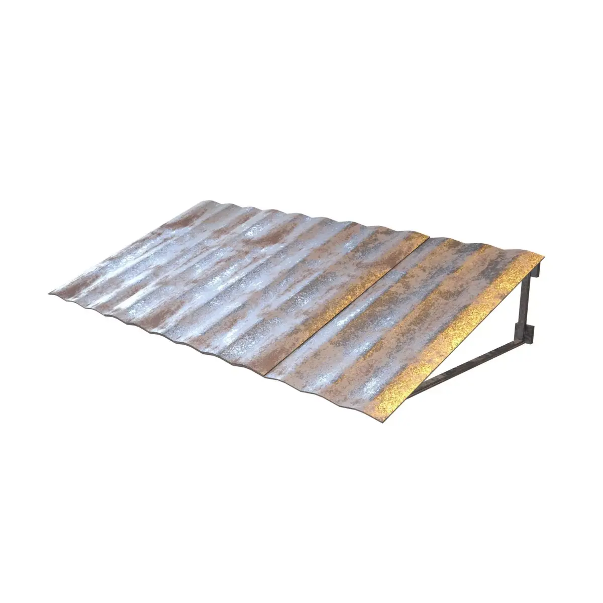 Tin Roof v1 002 Low-poly 3D model