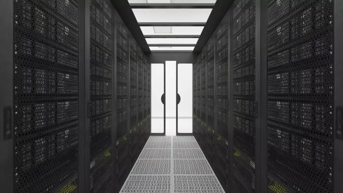 Server Room and Monitoring Center 3D model