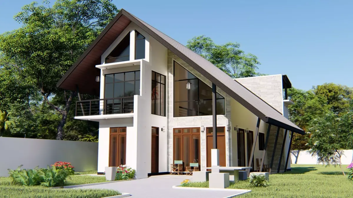 Private Family Cottage 3D model