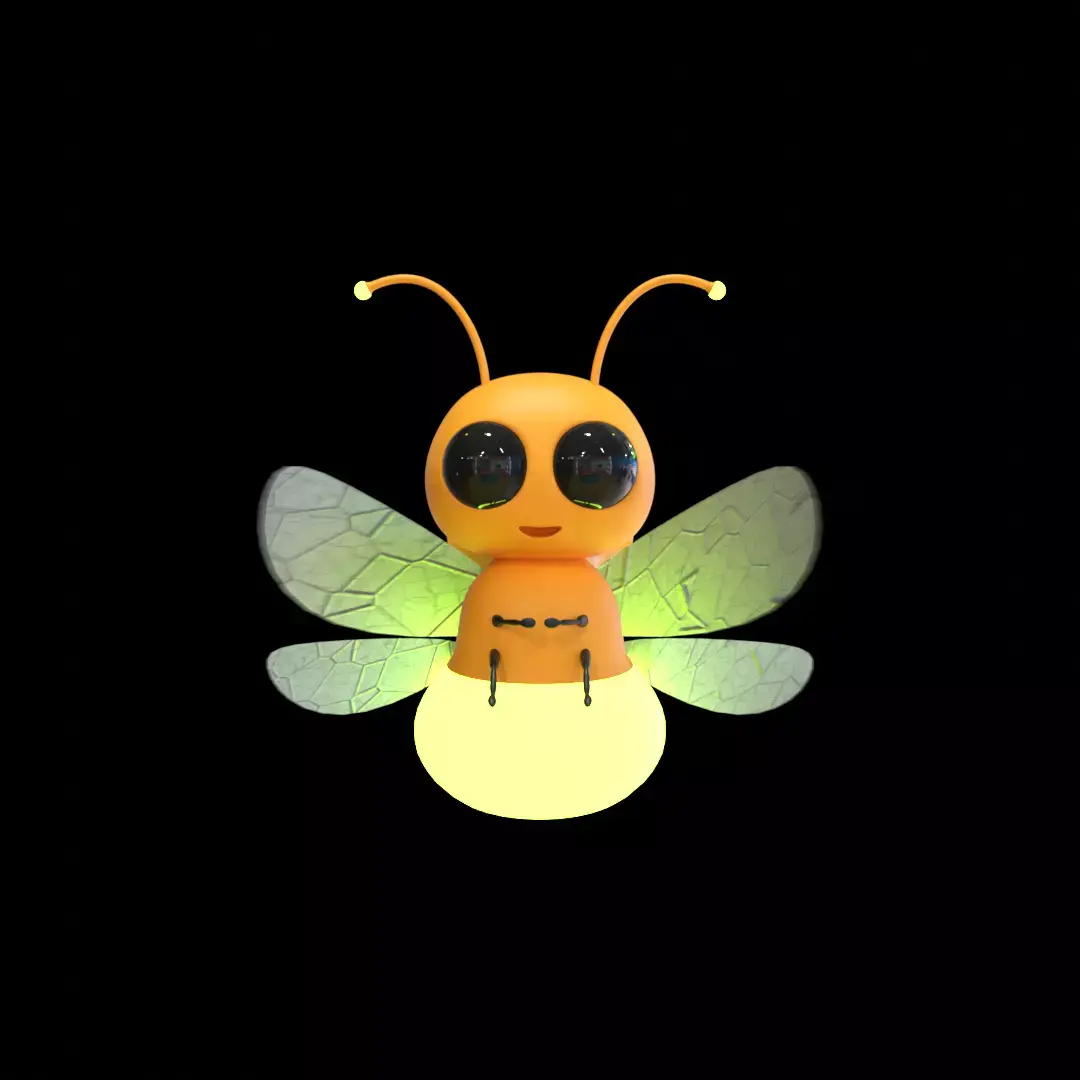 Firefly  Low Poly 3D Model 3D model