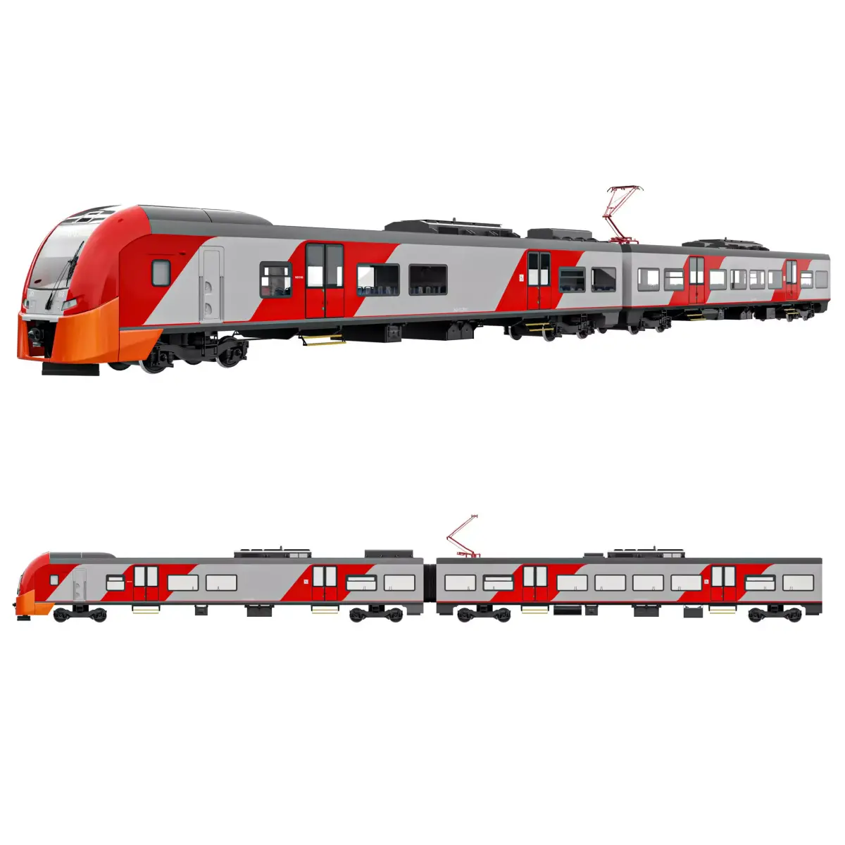 Siemens Desiro Rus Lastochka 3D model