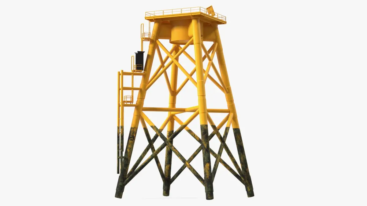 Offshore Support Framework 3D model