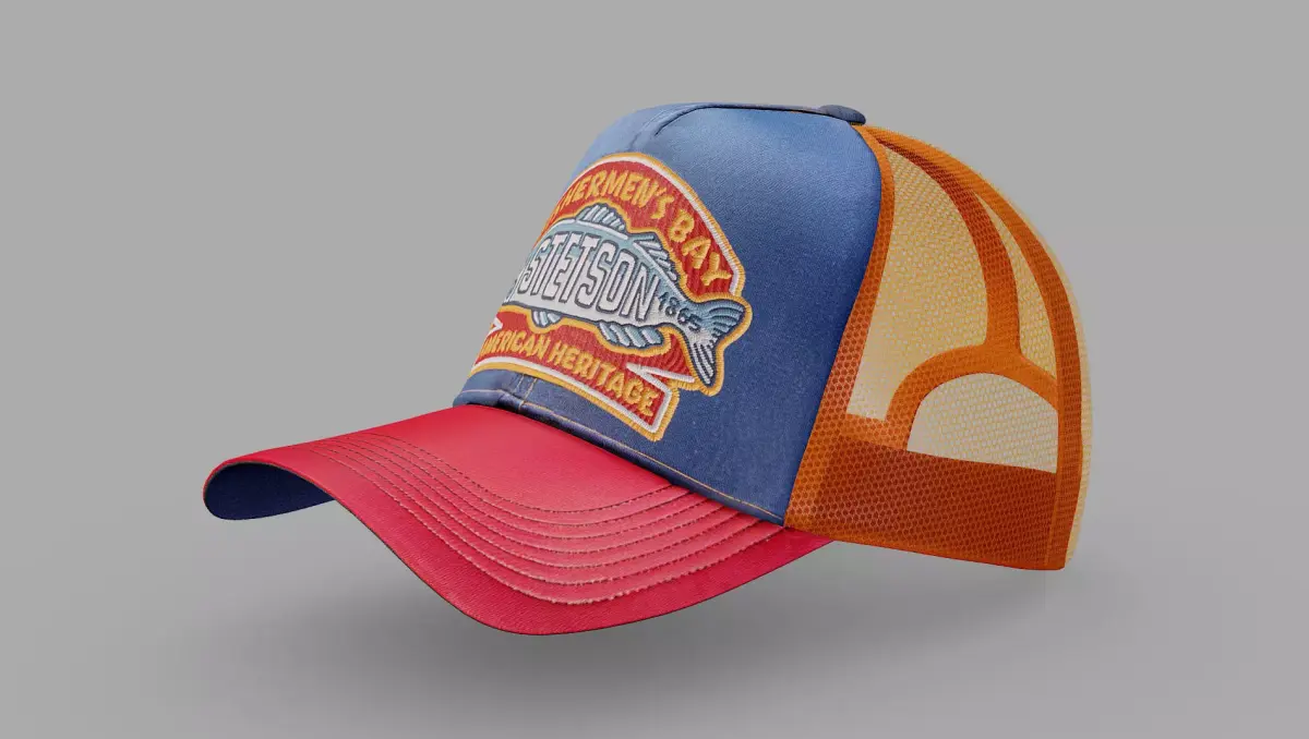 Trucker cap 2 Low-poly 3D model