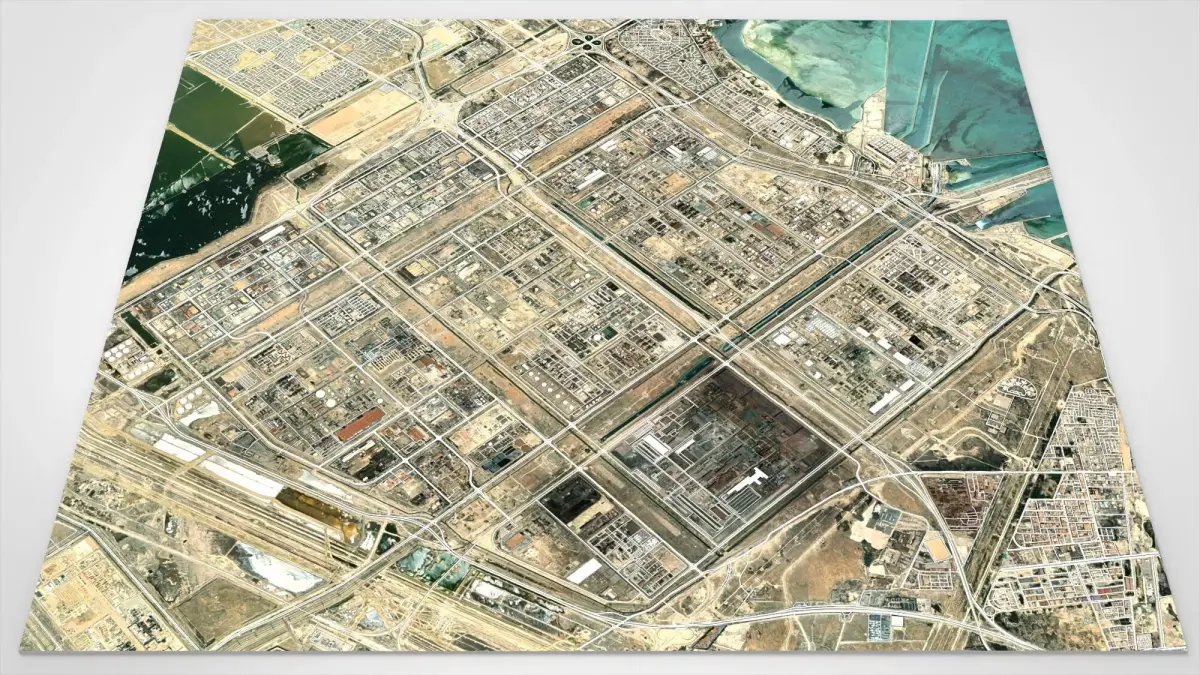 Saudi Aramco Jubail Refinery Company  3D model