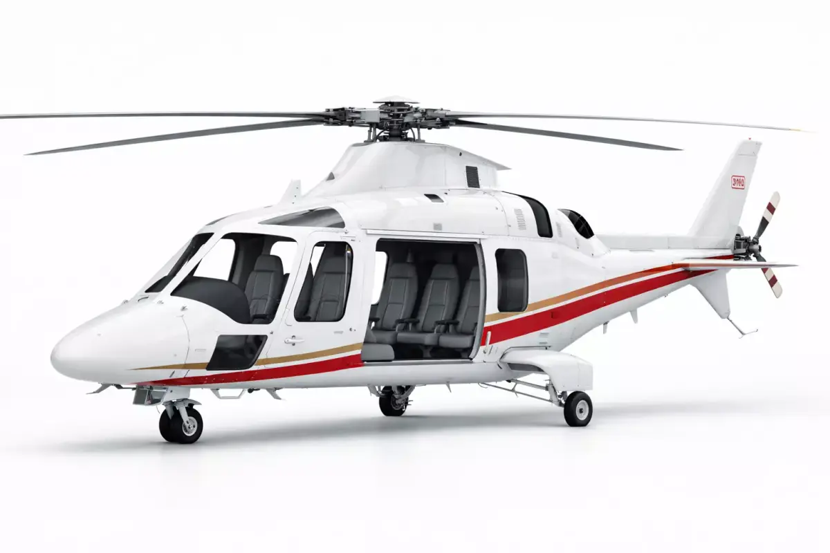 AgustaWestland AW109 Helicopter Twin Engine Air Vehicle 3D model