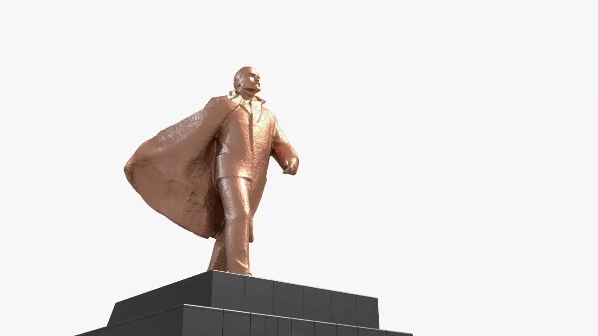 Monument of Vladimir Lenin 3D model