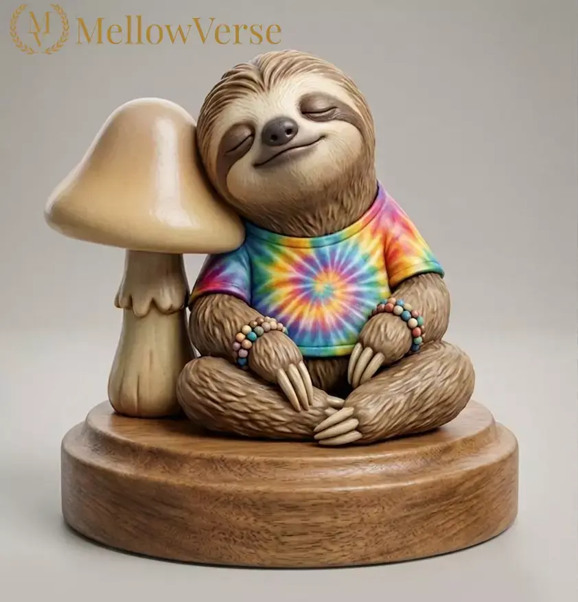 Chill Sloth Herb Grinder- 2-Part Magnetic - MellowVerse 3D print model