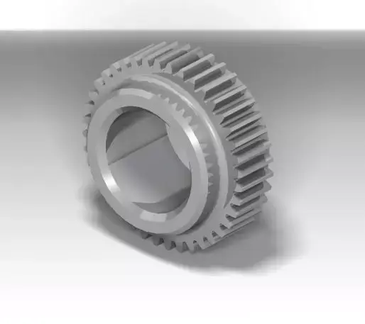 Parametric Spur Gear 3D model