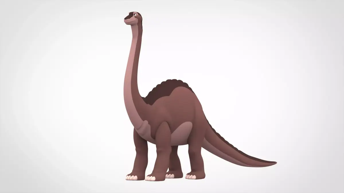 Bron Longneck 3D model