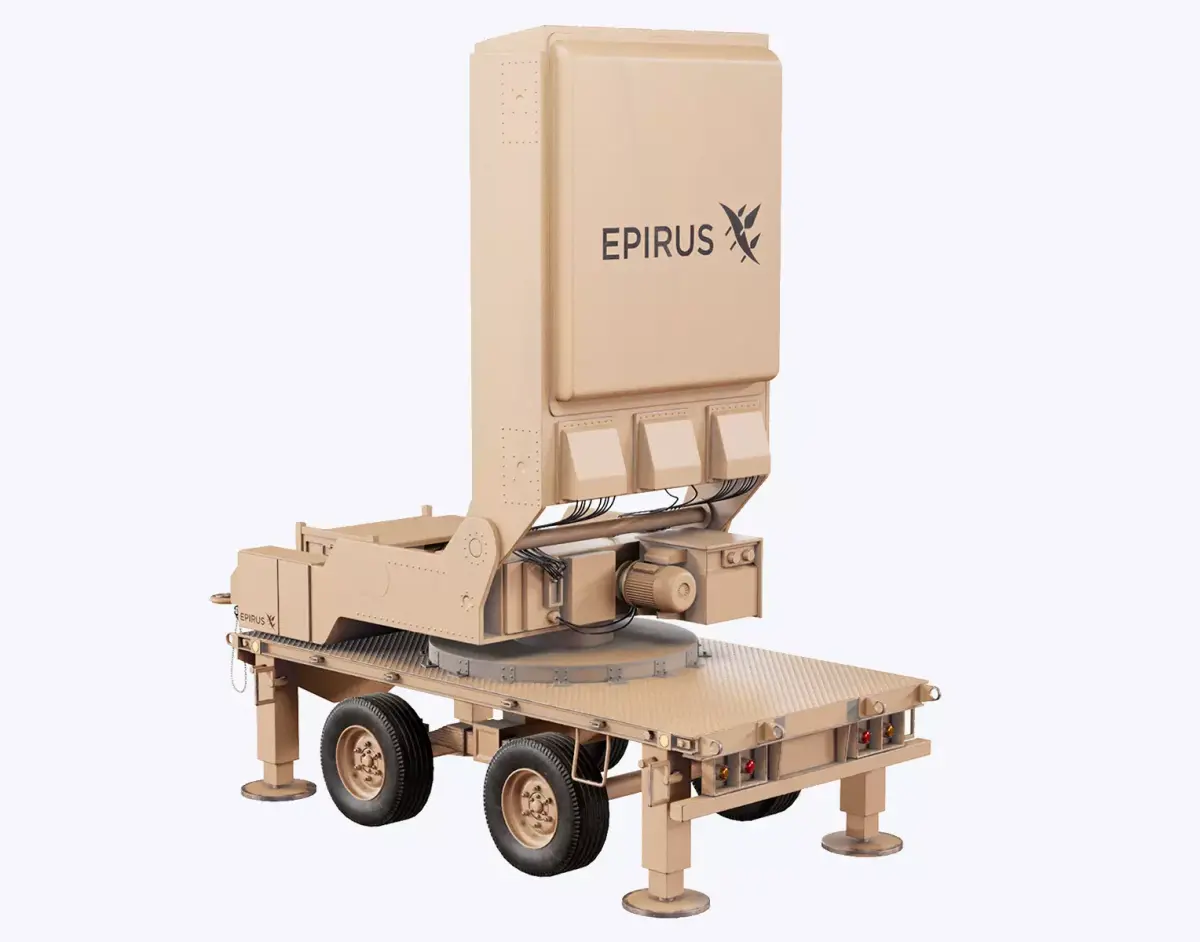 Leonidas Epirus High-Power Microwave System Low-poly 3D model