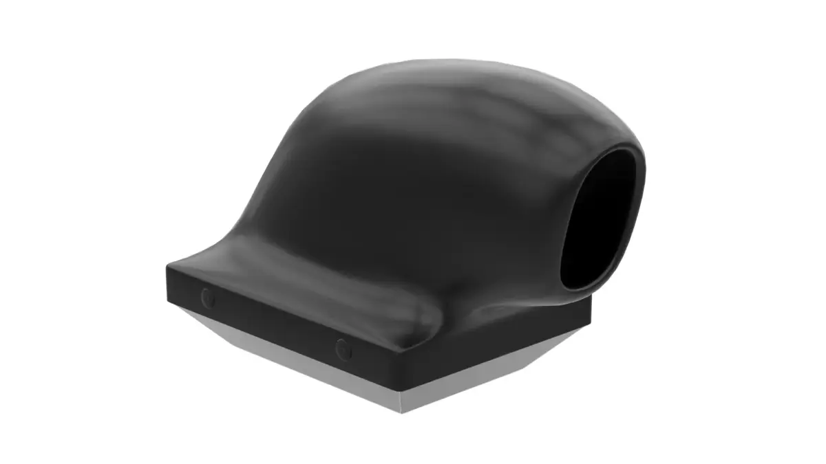 Mullis Race Cars blower Scoop with Tray Low-poly 3D model