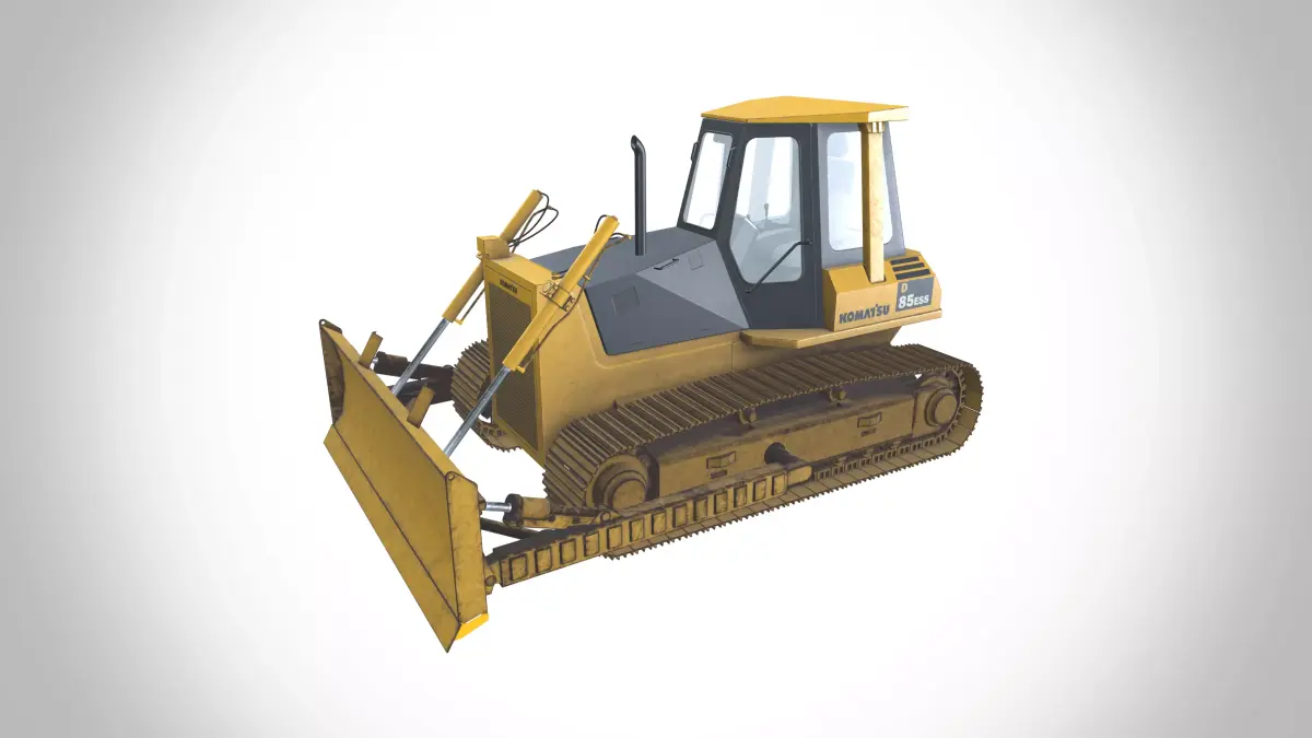 Excavator Dozer 3D model