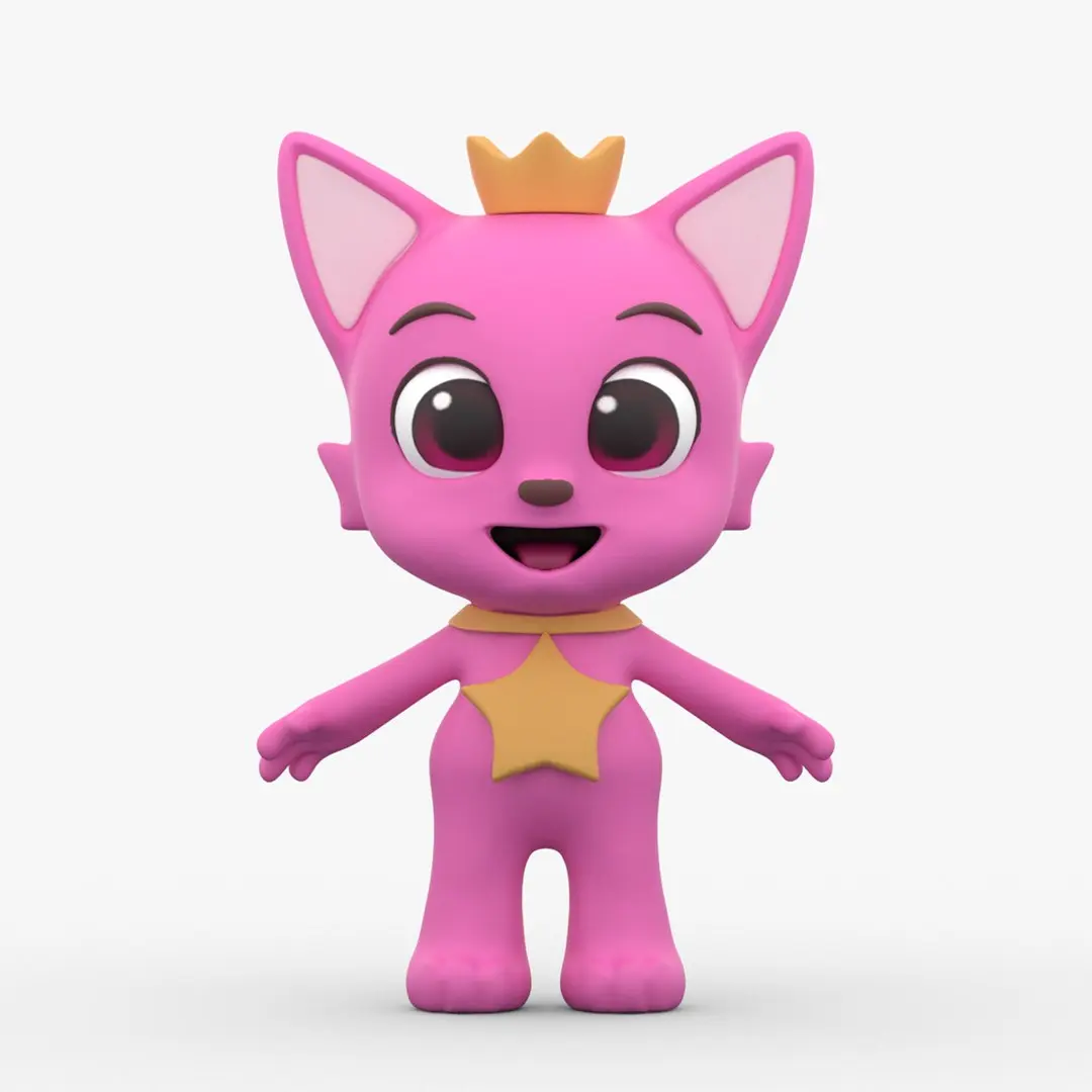 Pinkfong 3D model
