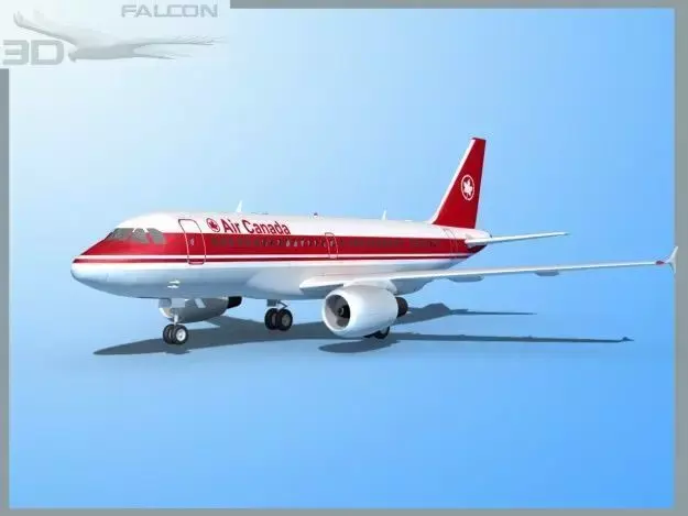 Falcon3D A319 Air Canada 3D model