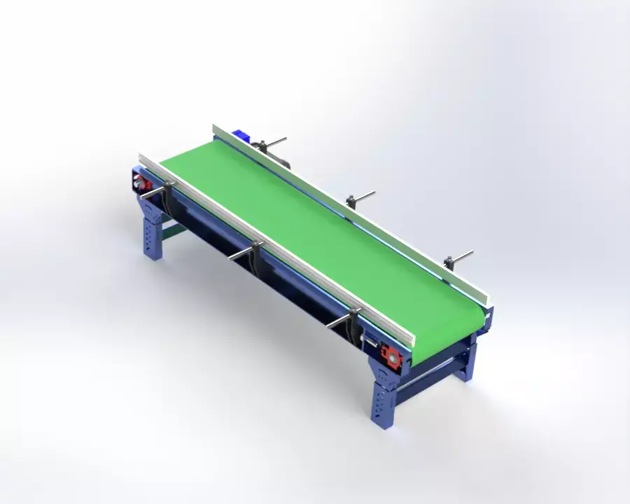 3D CAD Model of a Conveyor Belt 3D model