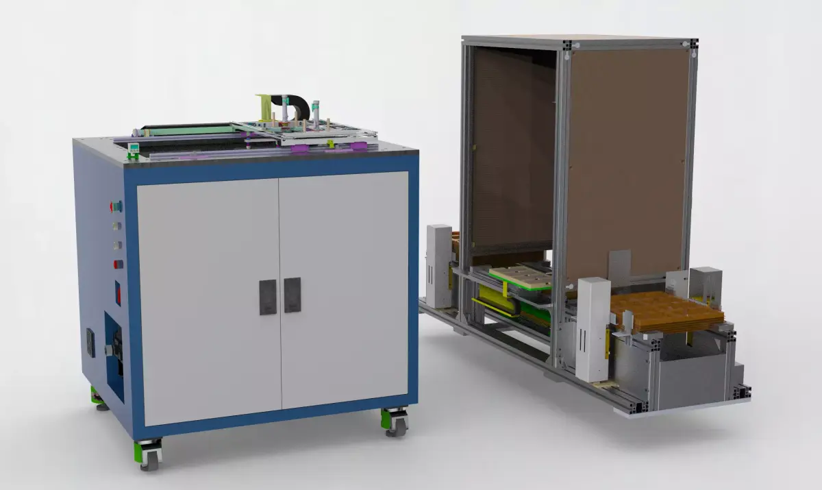 Tray loading and unloading machine 3D model