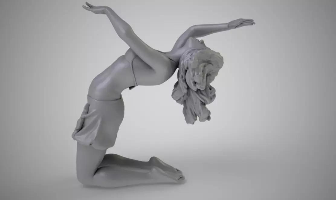 Dancer Backbend 3D print model