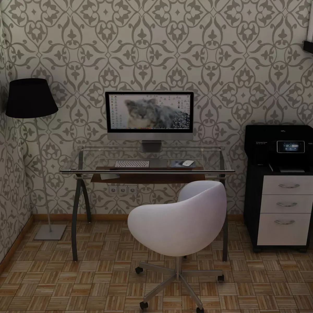 Office room 3D model 27
