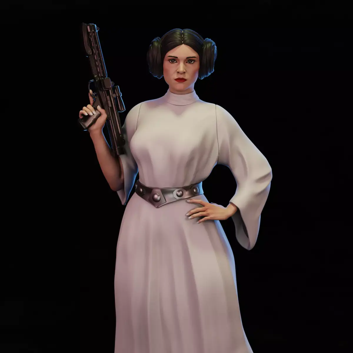 Princesa Leia 3D print model