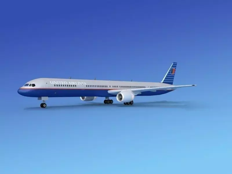 Boeing 757-300 United 2 3D model
