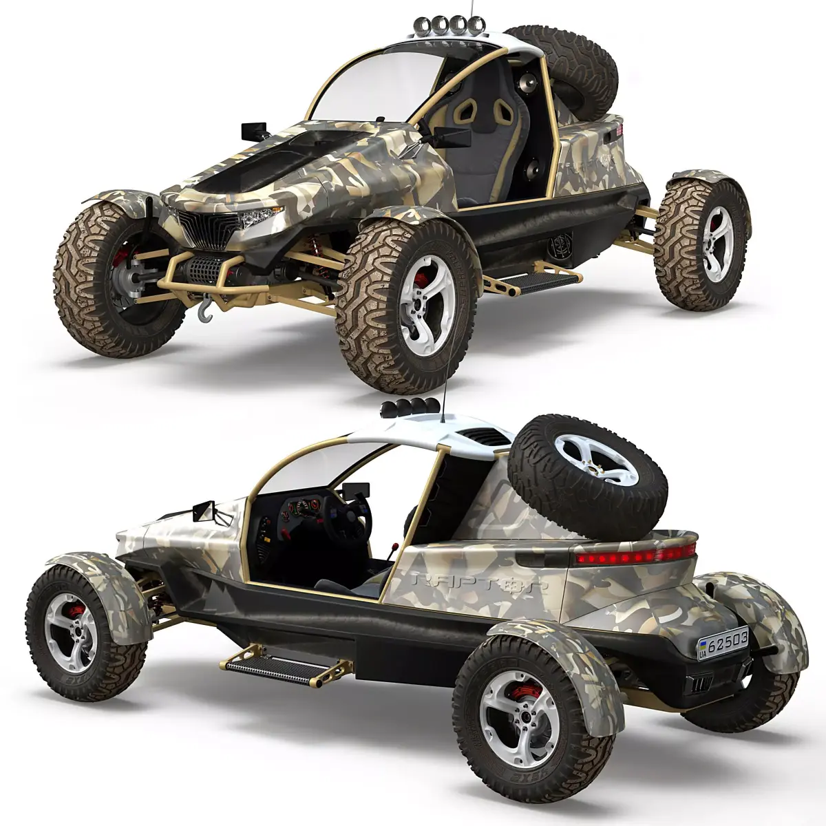 Modern off-road vehicle 3D model