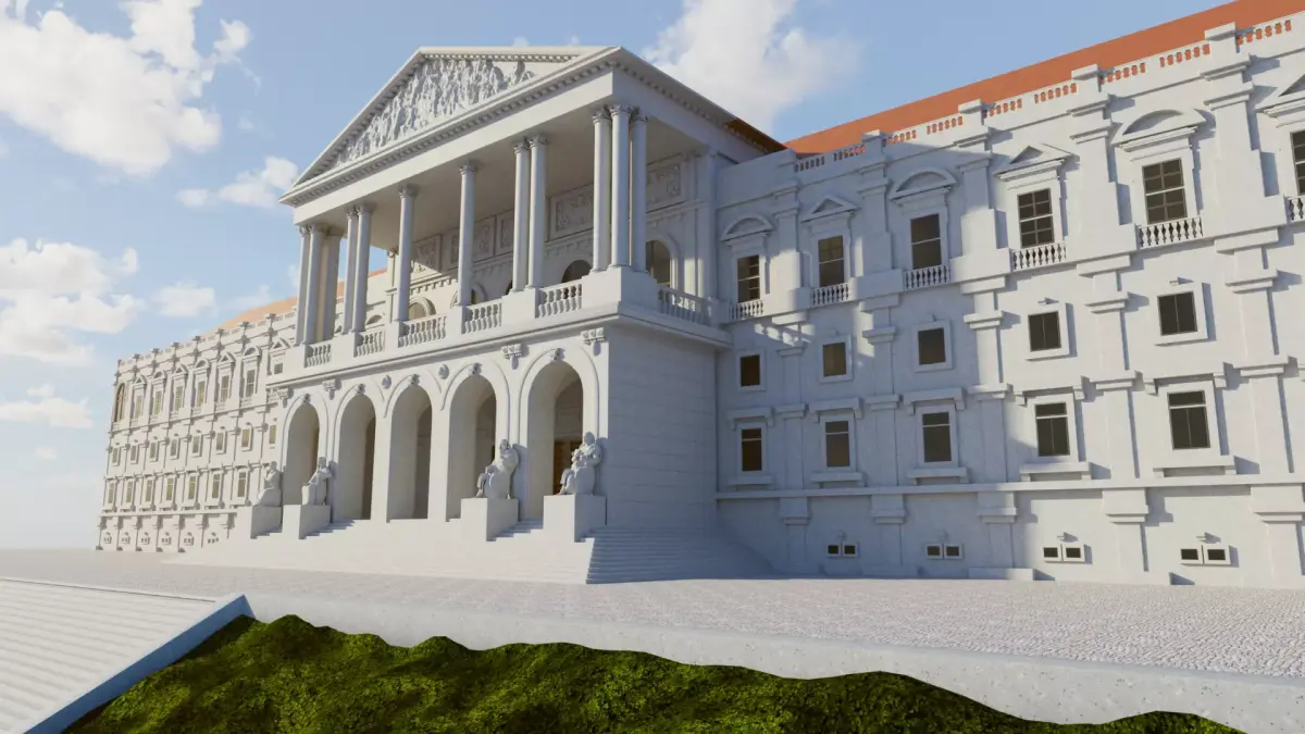 Assembleia da Republica Lisbon Portugal  3D model