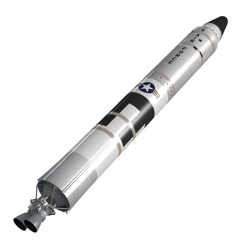 Titan II Missile 3D model