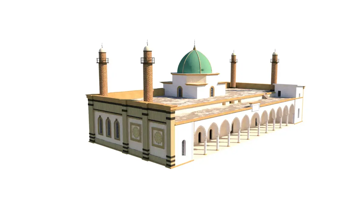 Al Nuri Great Mosque Reconstruction 3D model
