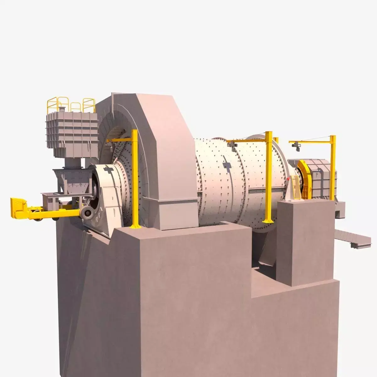 molino de bolas03 3D model