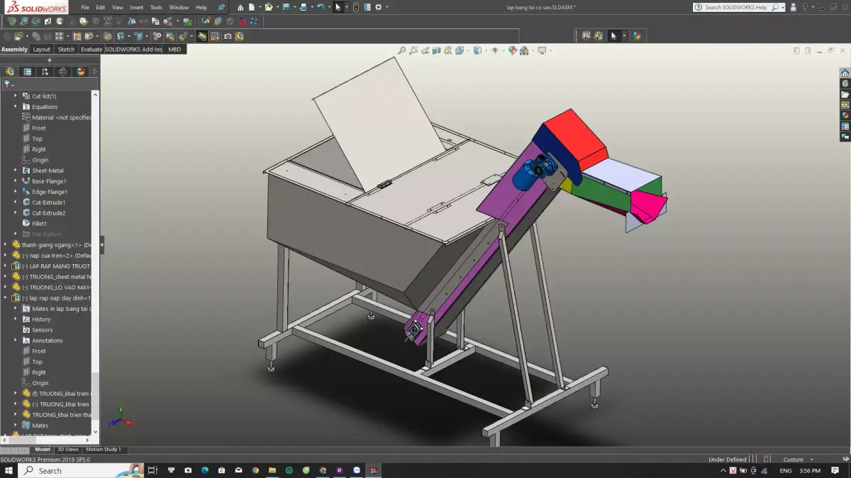 Hopper Converyor 3D model