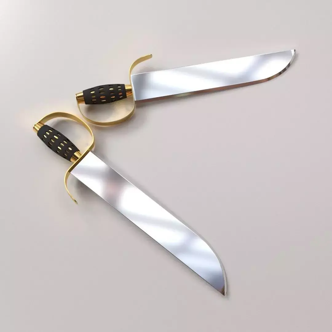 Butterfly Sword 3D model purchase