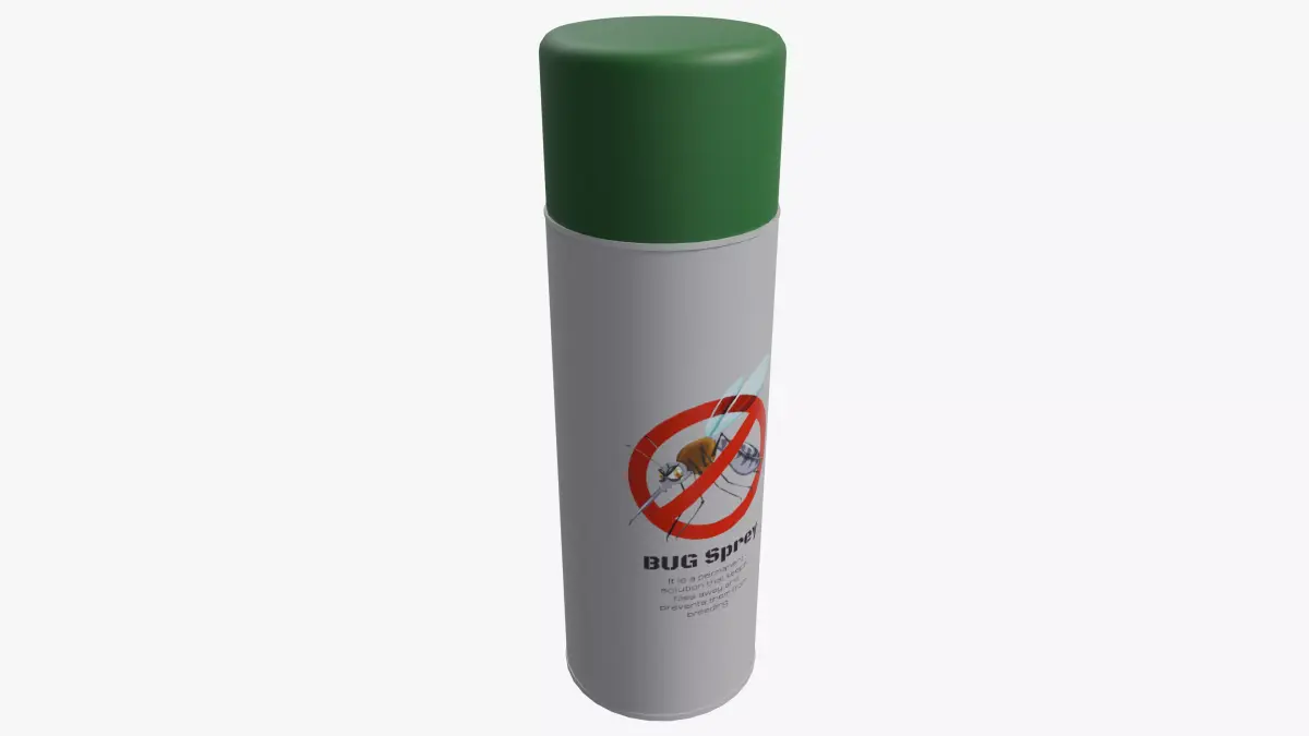 Bug Spray Low-poly 3D model