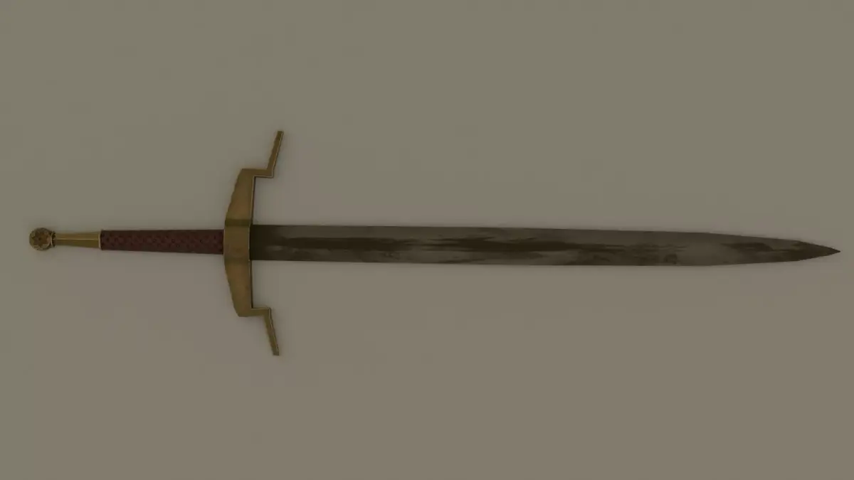 Long Sword Free low-poly 3D model purchase