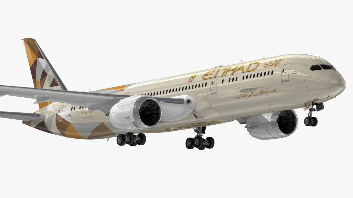 Boeing 787-9 Etihad Airways 3D model