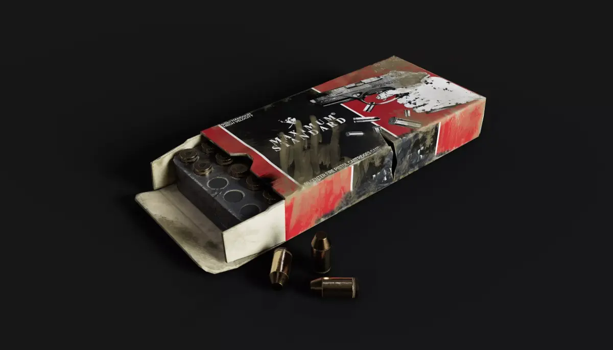 Handgun ammo - Resident evil 2 remake Free low-poly 3D model