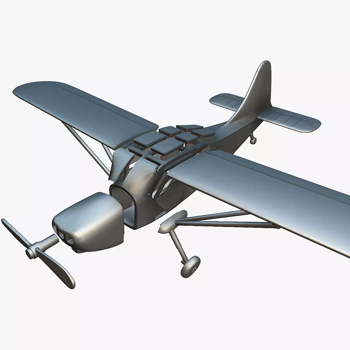 Stinson L-5 Sentinel - 3D Printable Model 3D print model