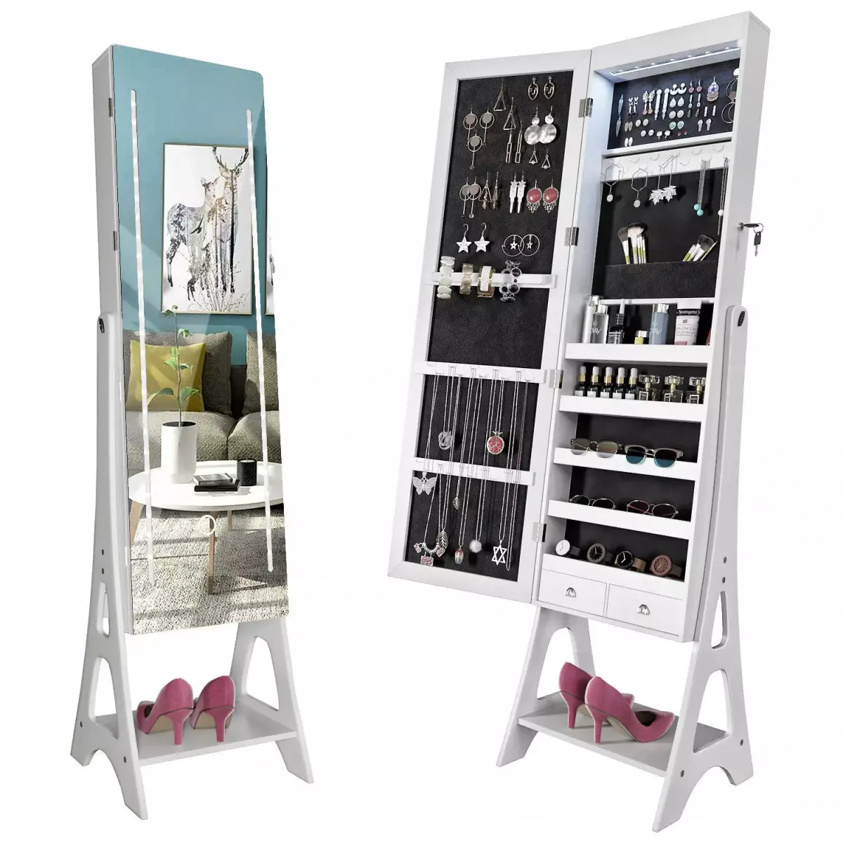 Mirror Organizer Cabinet 2 3D model