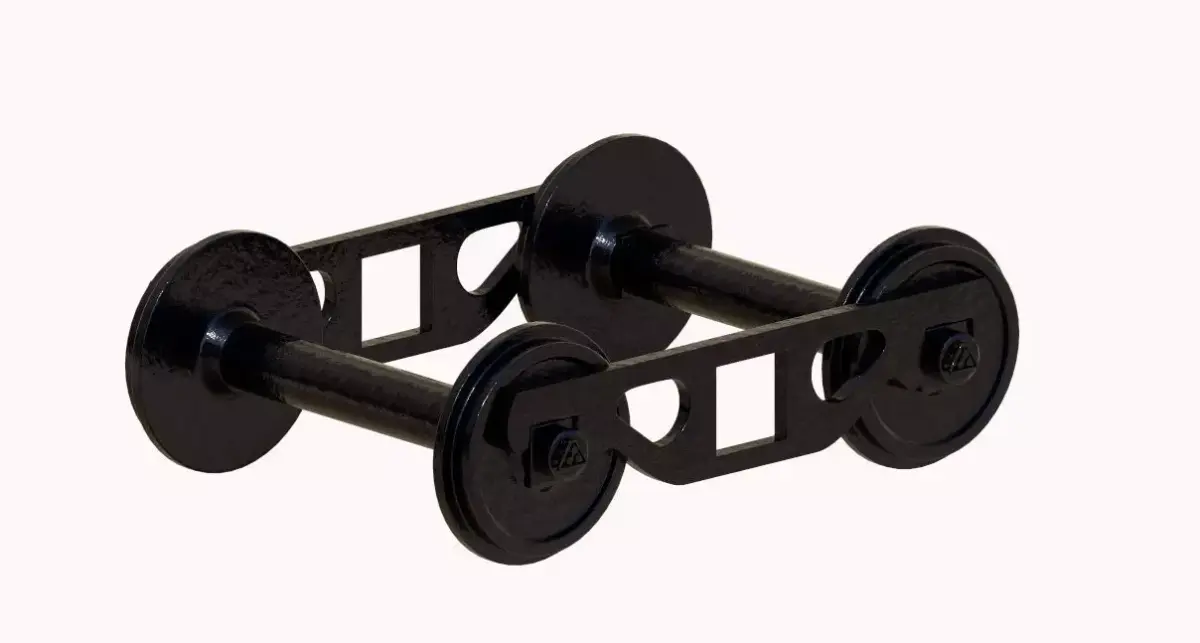 train wheels realstic Low-poly 3D model