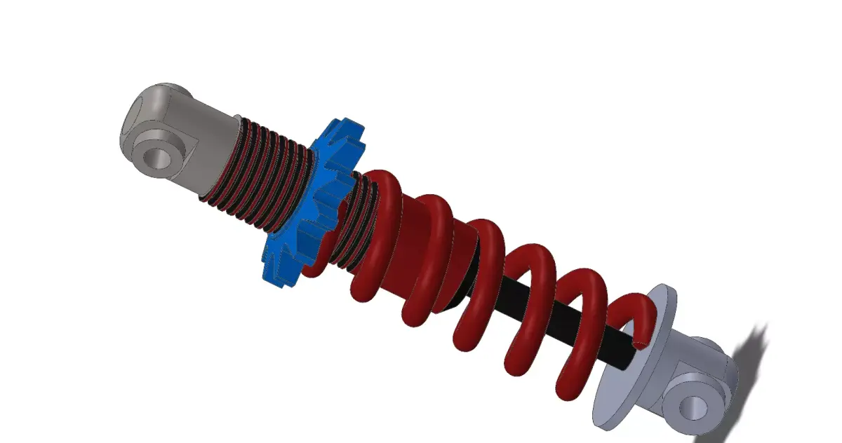 shock absorber 3D model purchase