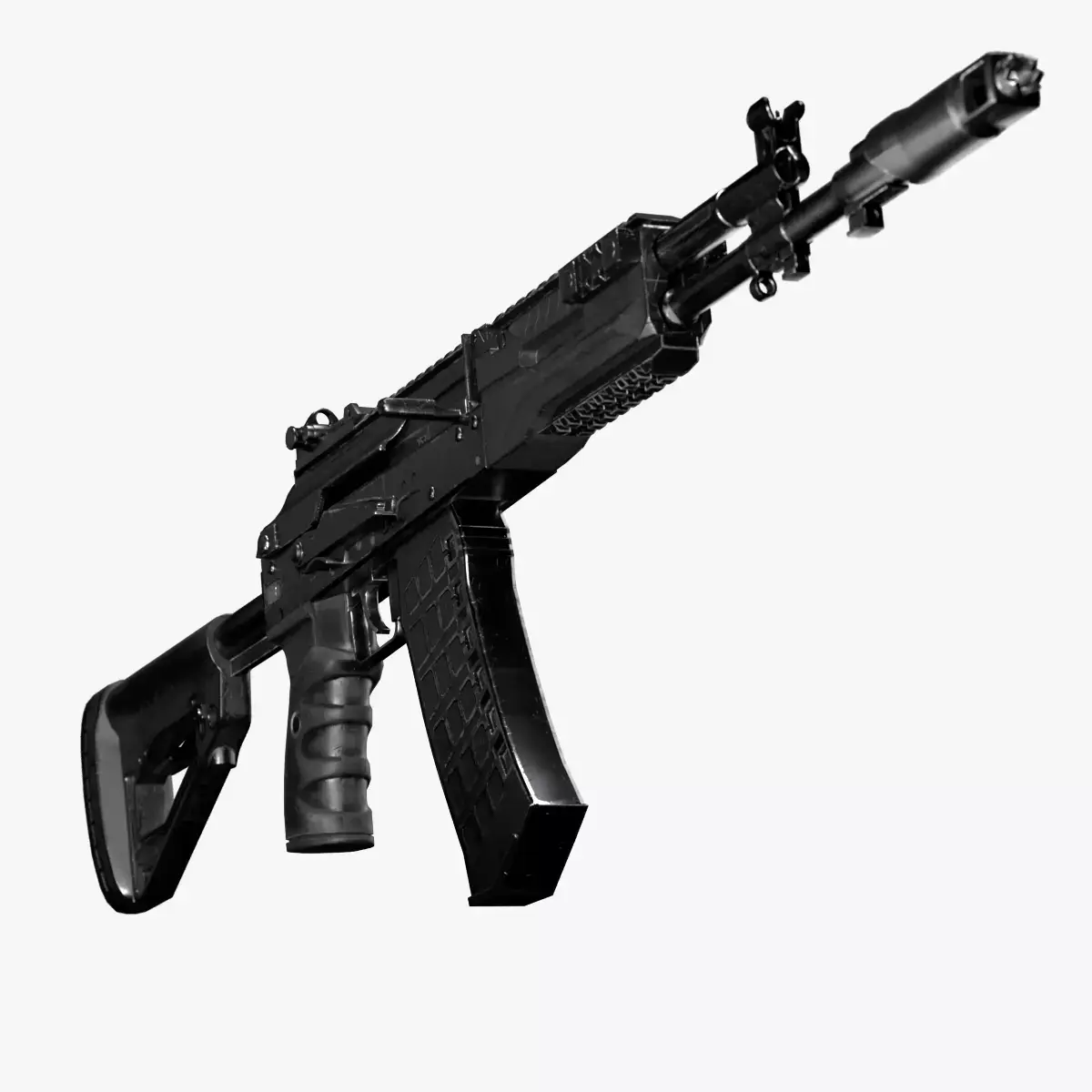 AK-12 Game-ready rifle Low-poly 3D model