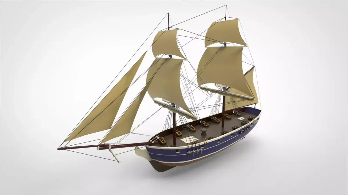 Historical Ships 3D model