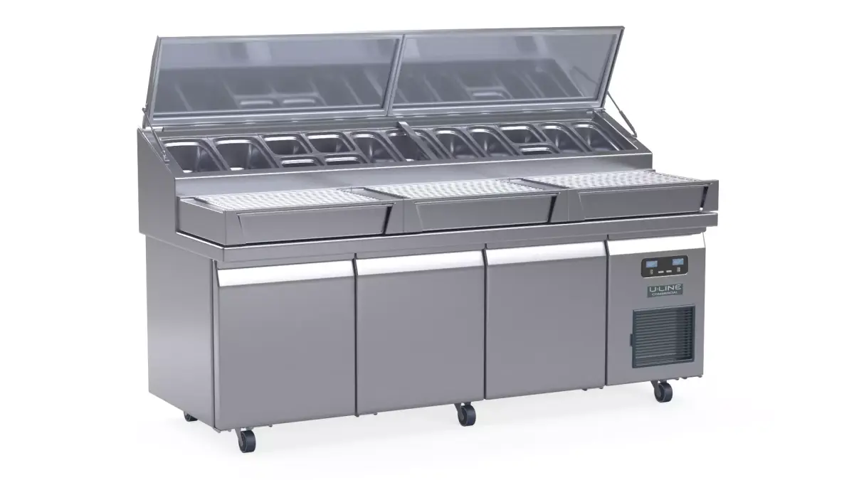 U-Line Pizza Prep Table Refrigerators Ucpt588-Ss61A 3D model
