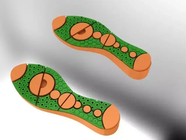 women shoessole 3D model