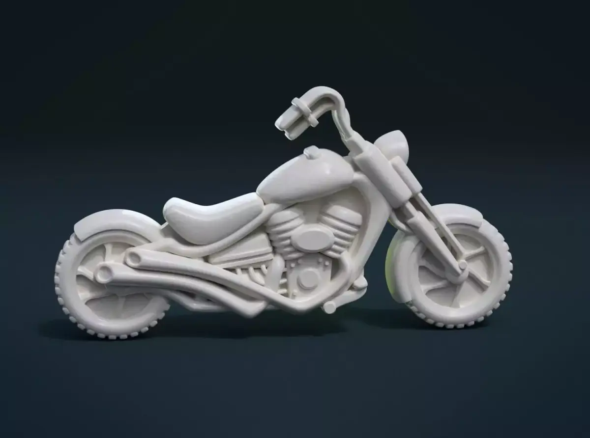 Motorcycle Motorbike Relief 3D print model